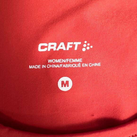 Craft Spartan Pro Series Tank Top Womens Medium Compression Fit Red Gray OCR - Picture 3 of 16